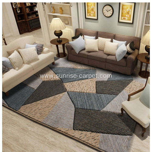 Microfiber machine tufted carpet for home